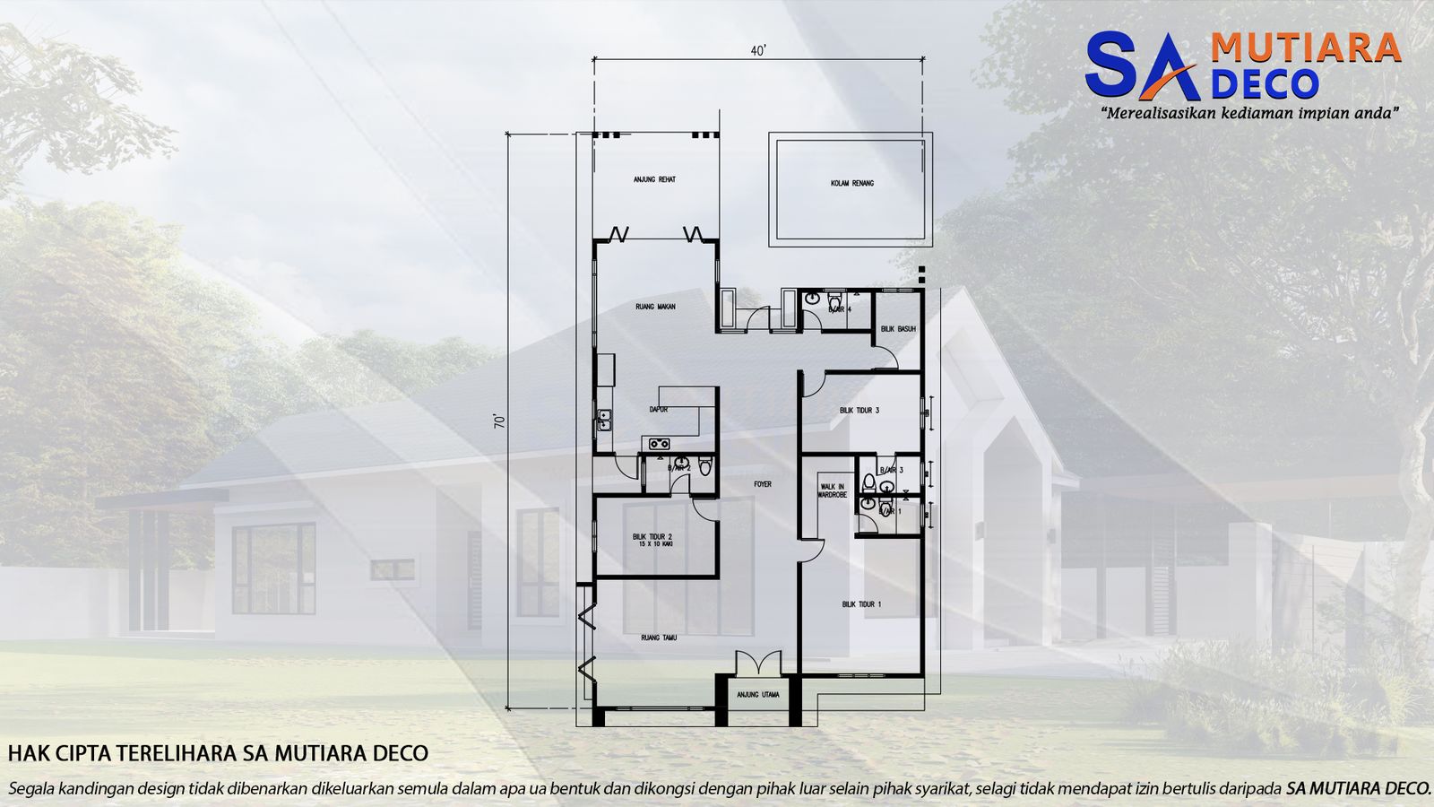 Mutiara Perwira 2661 - Floor Plan